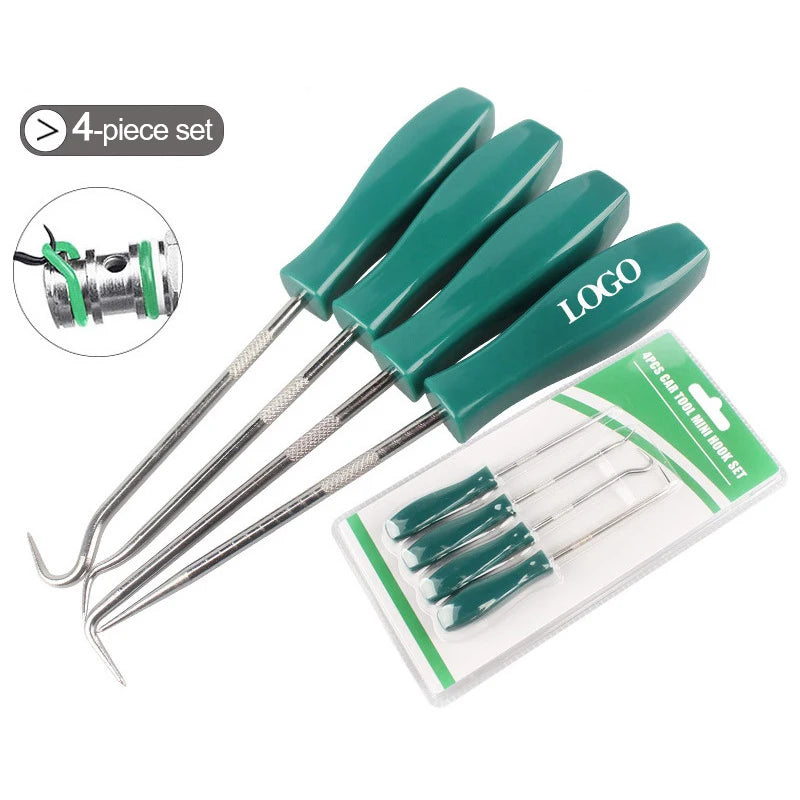 4-Pc Oil Seal Screwdriver & O-Ring Remover Pick Hook Set