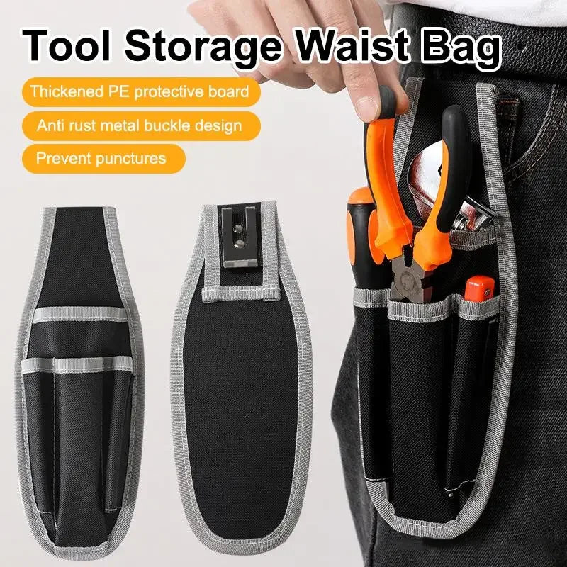 Electrician Pocket Storage Bag Multifunctional Tool Waist Bag Portable Tool Bag Screwdriver Kit Holder Maintenance Tool Pouch Zpaxo
