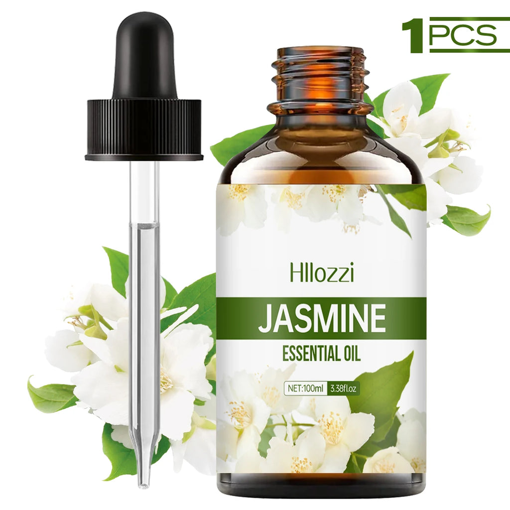 JASMINE ESSENTIAL OIL a high-quality moisturizing nourishing massage oil with a refreshing scent, suitable for all skin types Zpaxo 100ml JASMINE Other