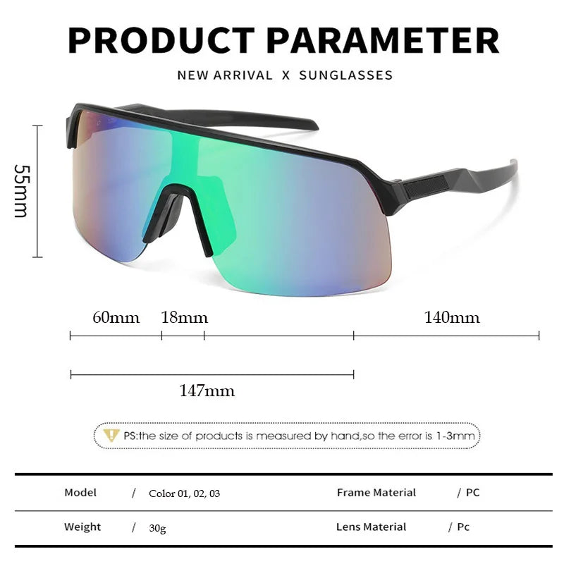 UV400 Sunglasses Sports Outdoor Protection Glasse for Men and Women Cycling Glasses Bike Mountain Bike Hiking Camping Sunglasses Zpaxo