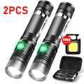 T6 LED Tactical Flashlight – USB Rechargeable Zoomable Torch