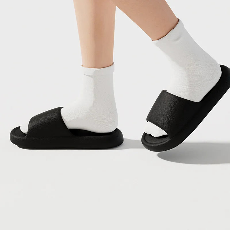 Soft Sole EVA Home Slippers Women Thick Platform Bathroom Slides