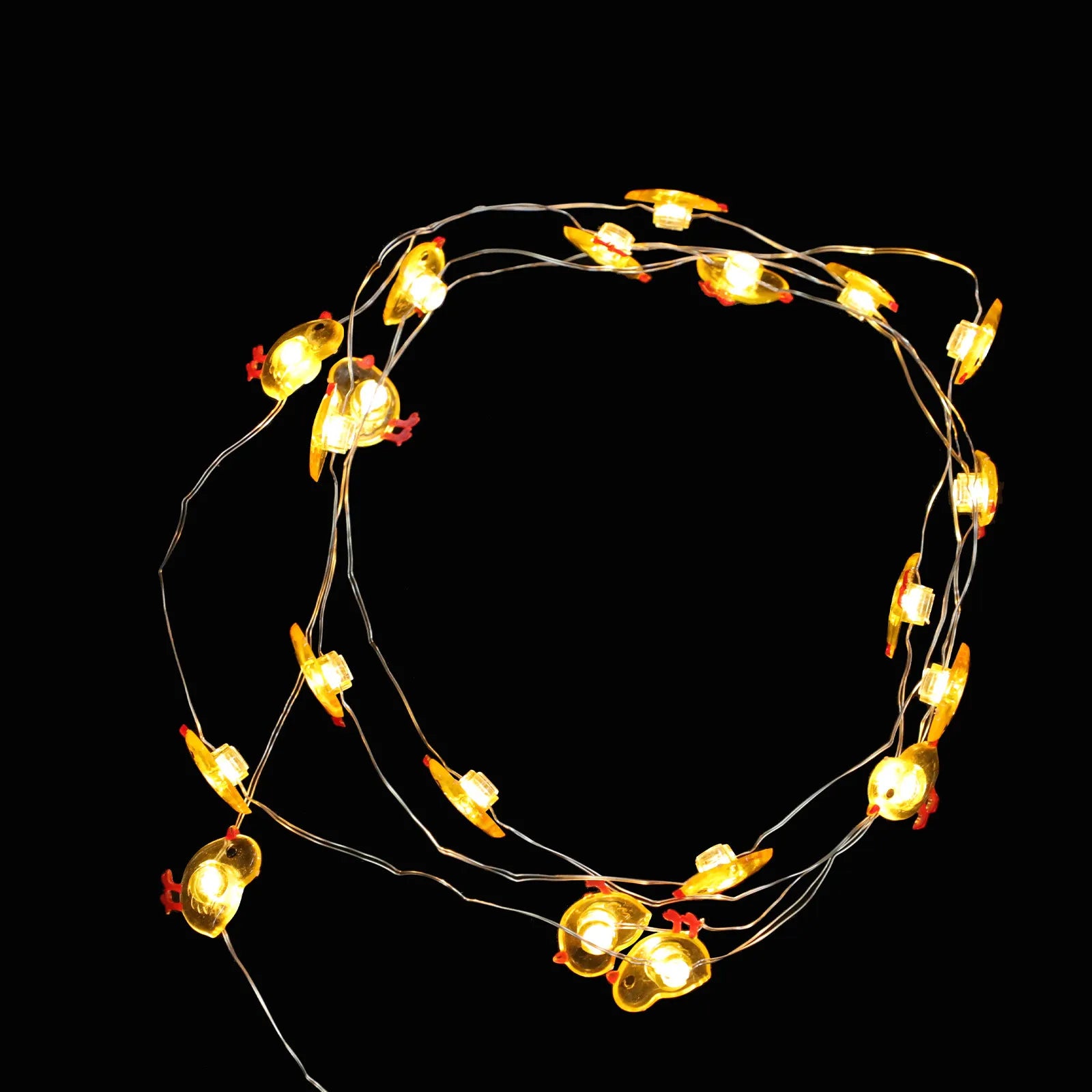 Easter Chicken String Light Decorative Warm Glow Little Shaped LED