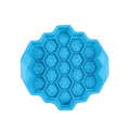 Honeycomb Bees Silicone Soap Mold 19-Cavity Chocolate Cake Candy Jelly Ice Cube Dessert Baking Clay Mold Zpaxo Blue
