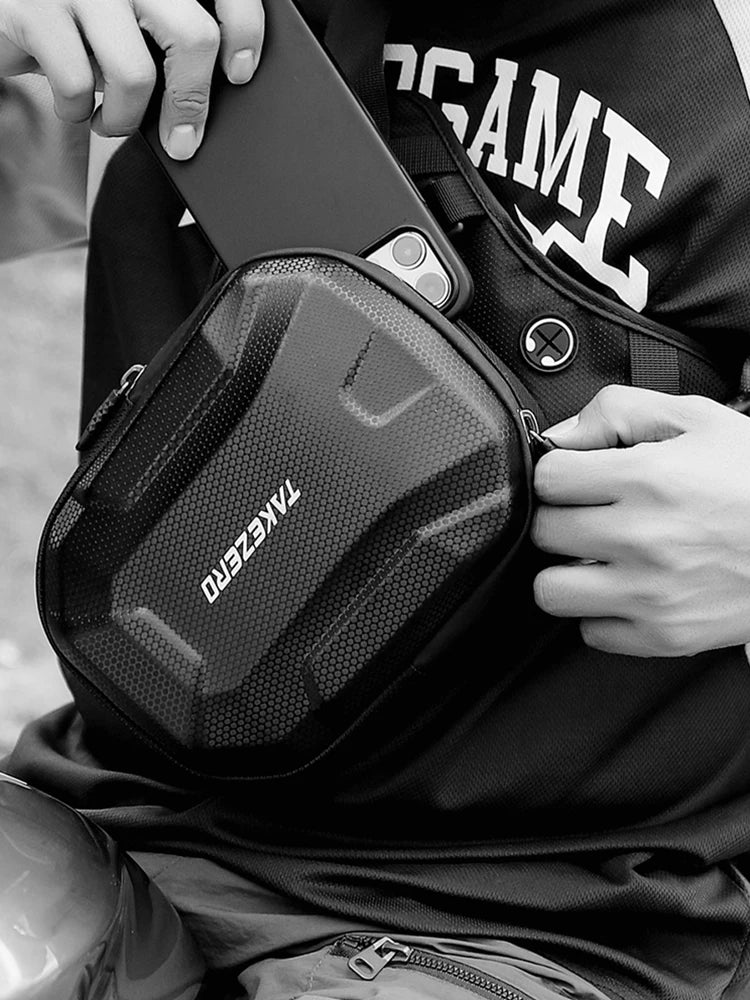 Motorcycle Drop Leg Bag Waterproof Motorbike Wasit Bag Large Capacity Bicycle Thigh Belt Bag for Outdoor Sports Ride Zpaxo