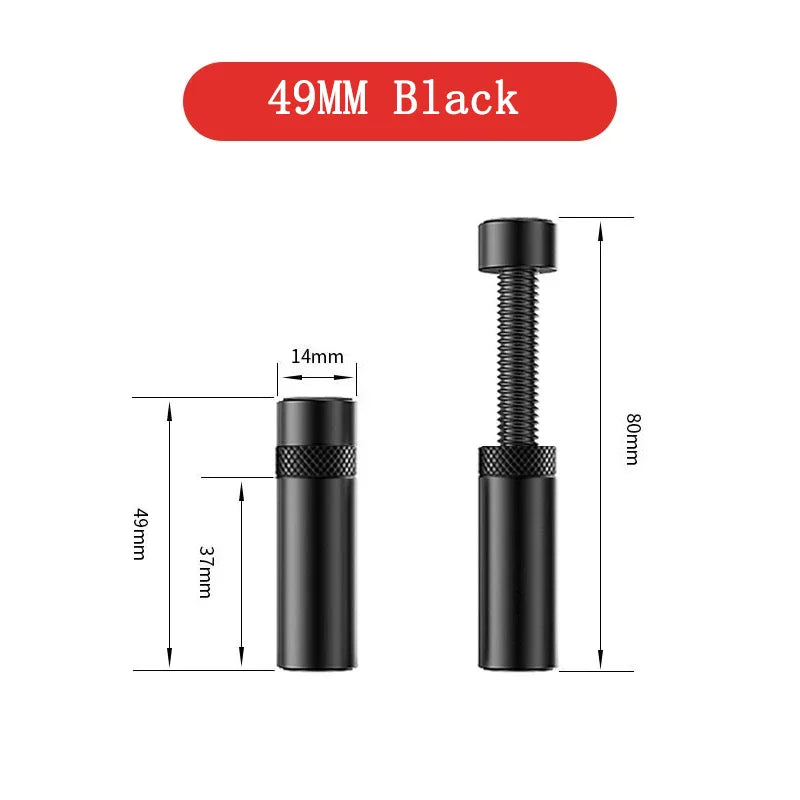Aluminum GPU Support Bracket – Telescopic Rotating Magnetic Stand GPU Support Bracket Zpaxo 49mm Black