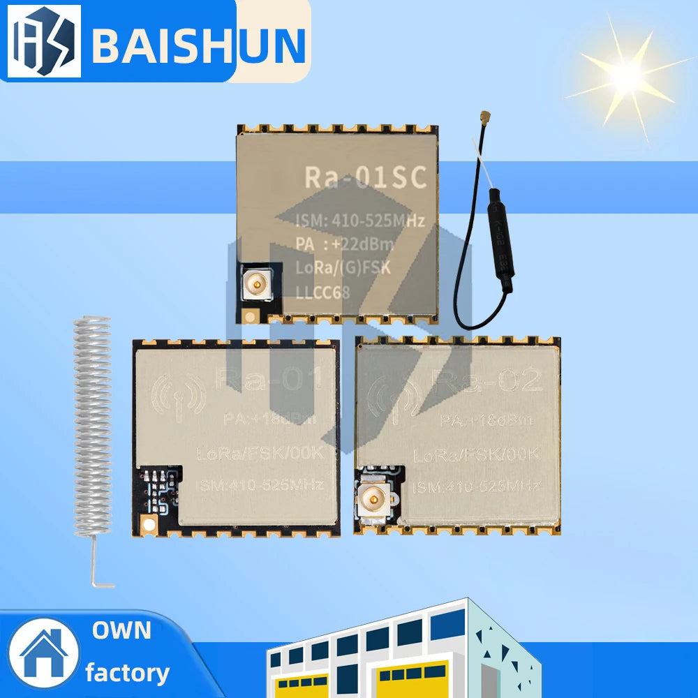 Ra-01 RA-02 Ra-01SC Lora SX1278 433Mhz Wireless Spread Spectrum Zpaxo
