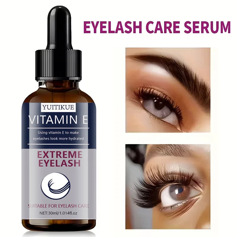 YUITIKUE Vitamin E Eyelash Serum – Curl, Lengthen & Hydrate Eyelash Growth Serum Zpaxo