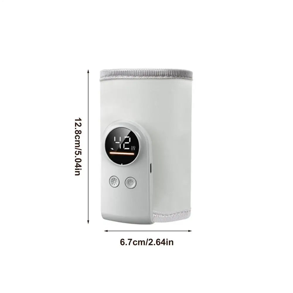 USB Milk Bottle Warmer Baby Heater Smart Constant Temp Fast Warming