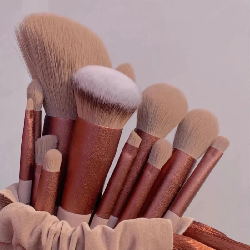 Lot Makeup Brushes Eye Shadow Foundation Women Cosmetic Powder Blush