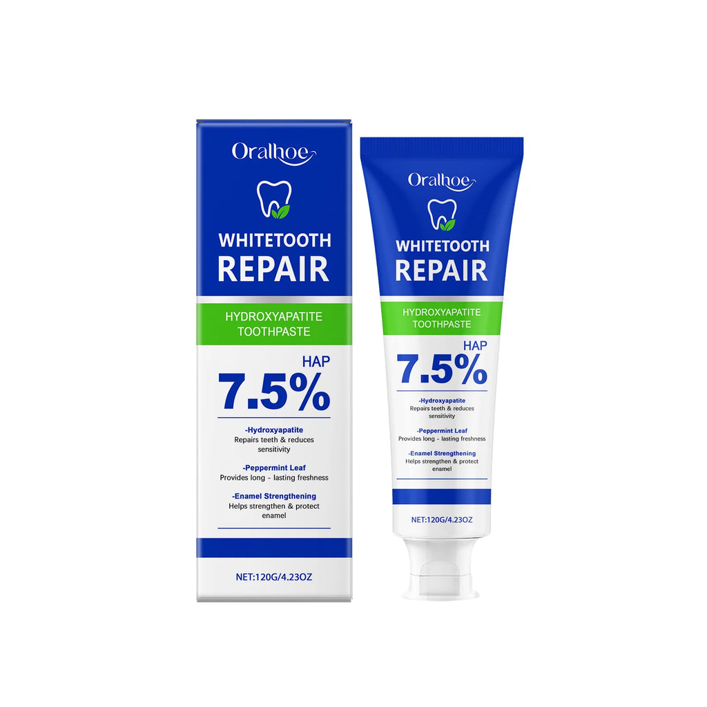 Repair Hydroxyapatite Toothpaste Remove Bad Breath Plaque Stain Deep Cleaning Stains Brightening Teeth Toothpaste Zpaxo 120g boxed