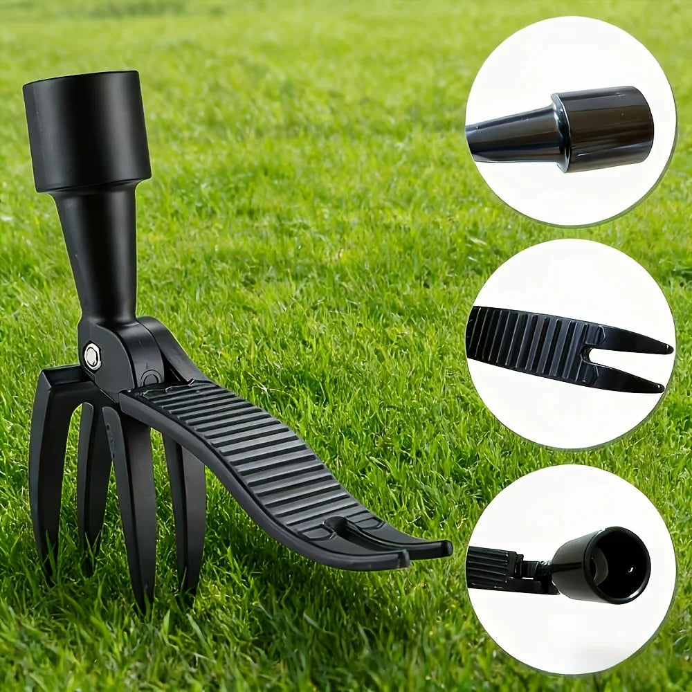 Heavy-duty Metal Vertical Weed Remover Lawns Gardens Flower Beds