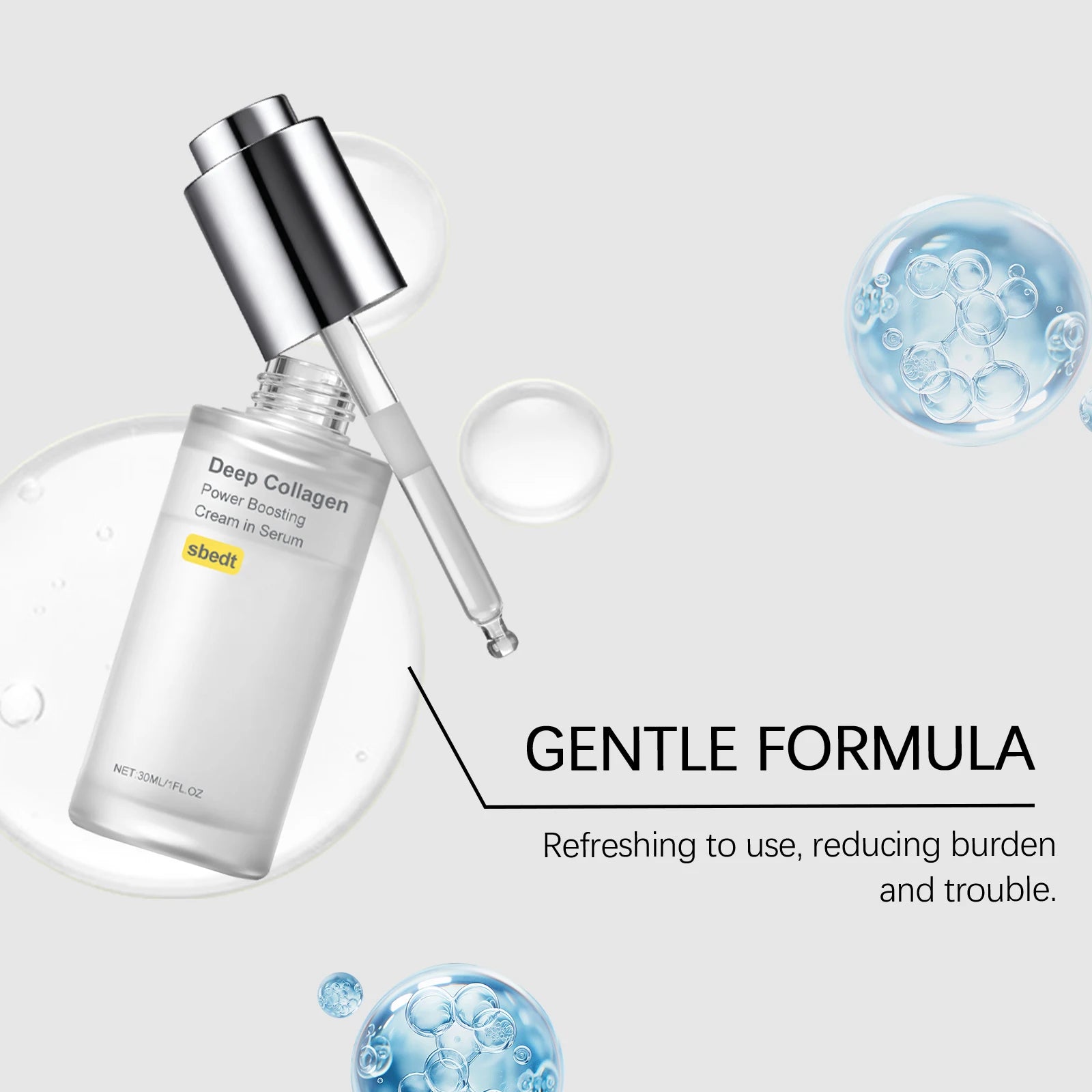 Power Boosting Cream In Serum Anti-Wrinkle Hyaluronic Acid Serum Lifts Firms Facial Skin Diminishes Fine Lines Shrink Pores Zpaxo