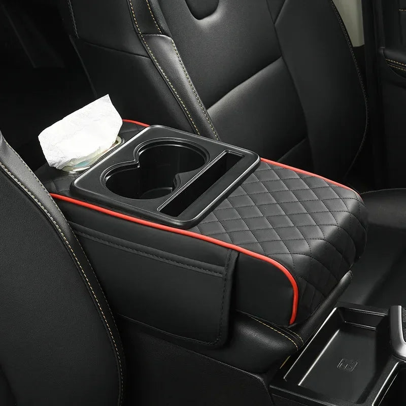 Z4P2024 new car armrest box pad heightening pad car tissue box storage bag water cup holder multi-functional storage Zpaxo