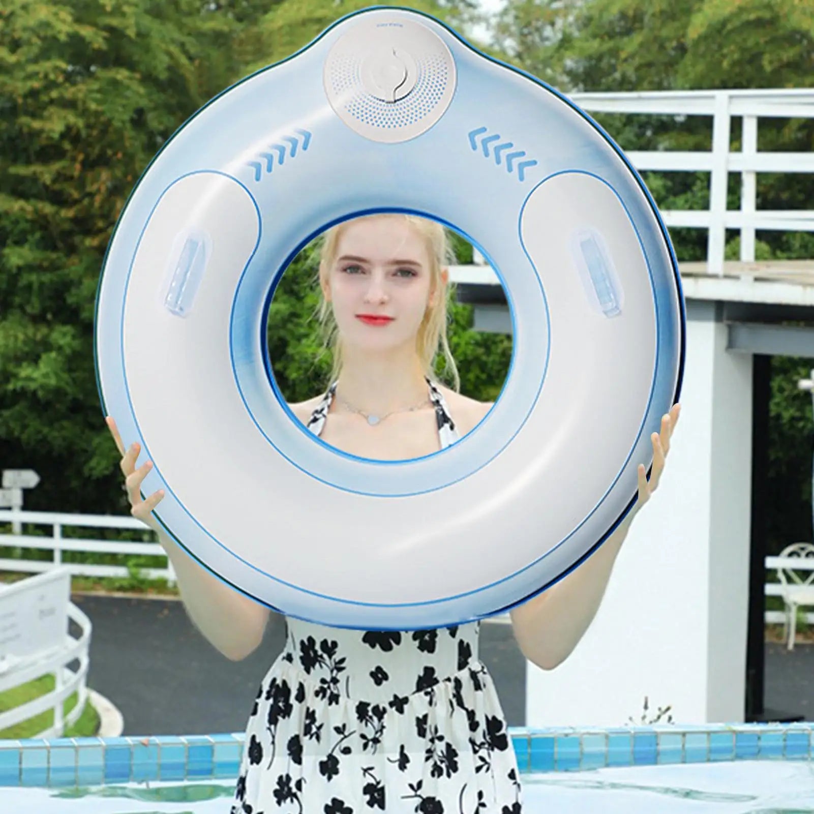 Swimming Pool Floats Outdoor Water Floating Toy Inflatable Water Training Supplies For Summer Play Vacation Travel Outdoor Zpaxo