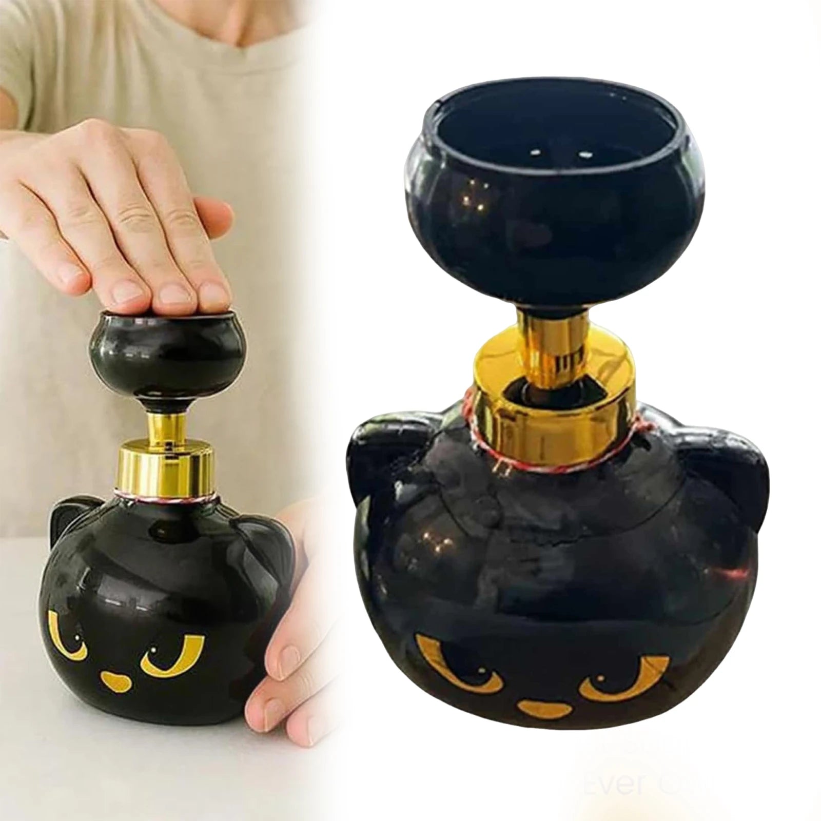 Cute Cat Paw Lotion Dispenser Refillable Hand Sanitizer Press Bottle