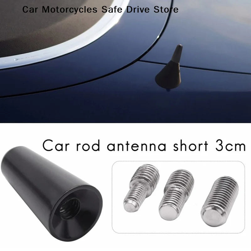 CMAntenna Roof Antenna Short Pole Car Adapter Radio Foot DAB Digital