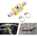 3 8 Fuel Line Pressure T Fitting Adapter Gauge Sensor Barbed Push