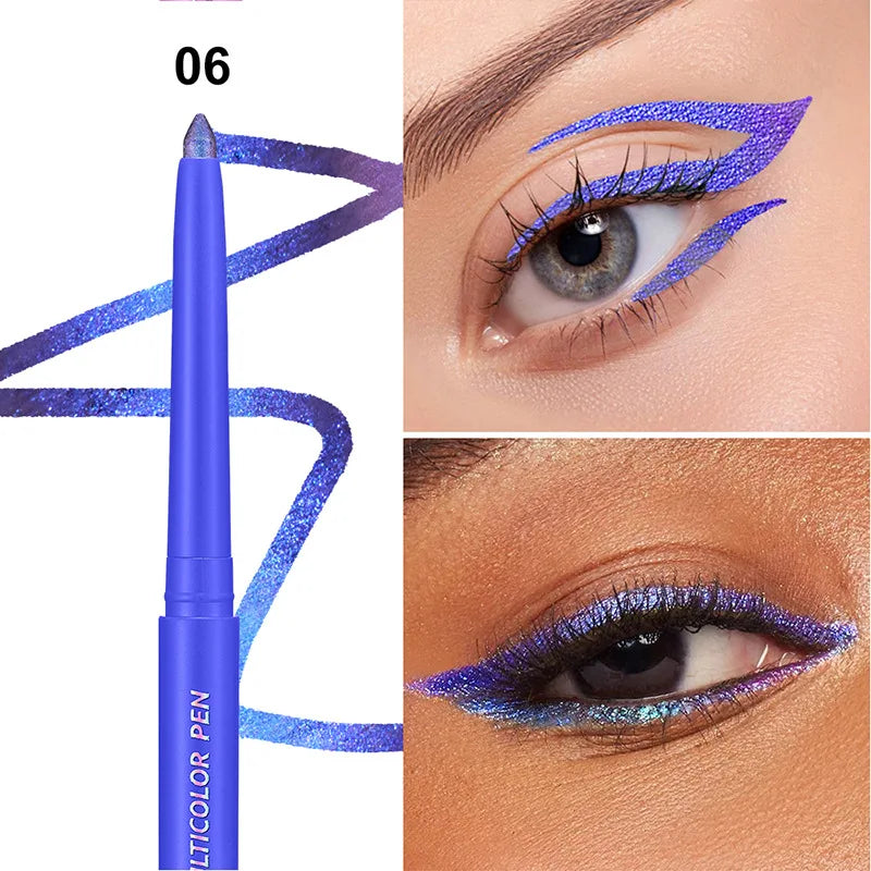 Color-changing Eyeshadow Stick Multi Chrome Eyeliner Waterproof Long