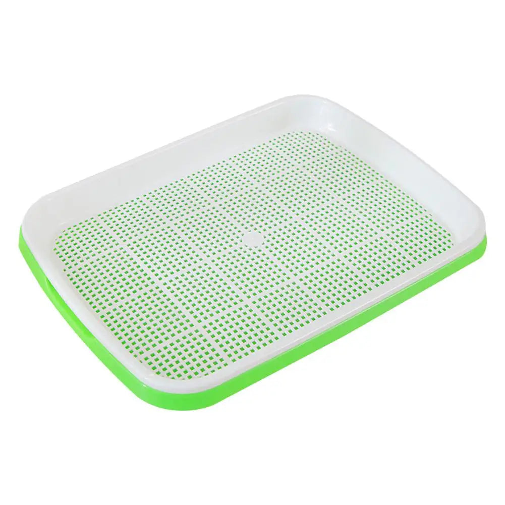 Soilless Planting Seedling Tray,Seed Sprouter Germination Tray for Growing, Bean Sprouts, Cat Grass, Wheat Grass, Mung Beans Zpaxo 1pcs