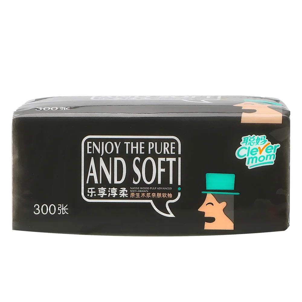 4 Layers 300 Sheets Toilet Paper Household Pure Wood Pulp Towel