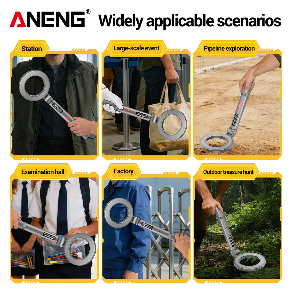 ANENG DM3004A Metal Detector Alarm Outdoor Examination Room