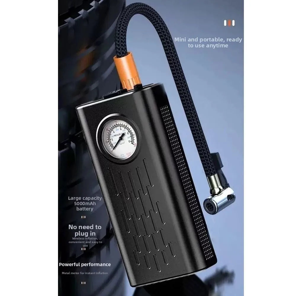 Pointer Pressure Gauge Digital Car Tire Inflator Wireless Portable Electric Air Compressor Fast Inflation Leak-Proof Zpaxo