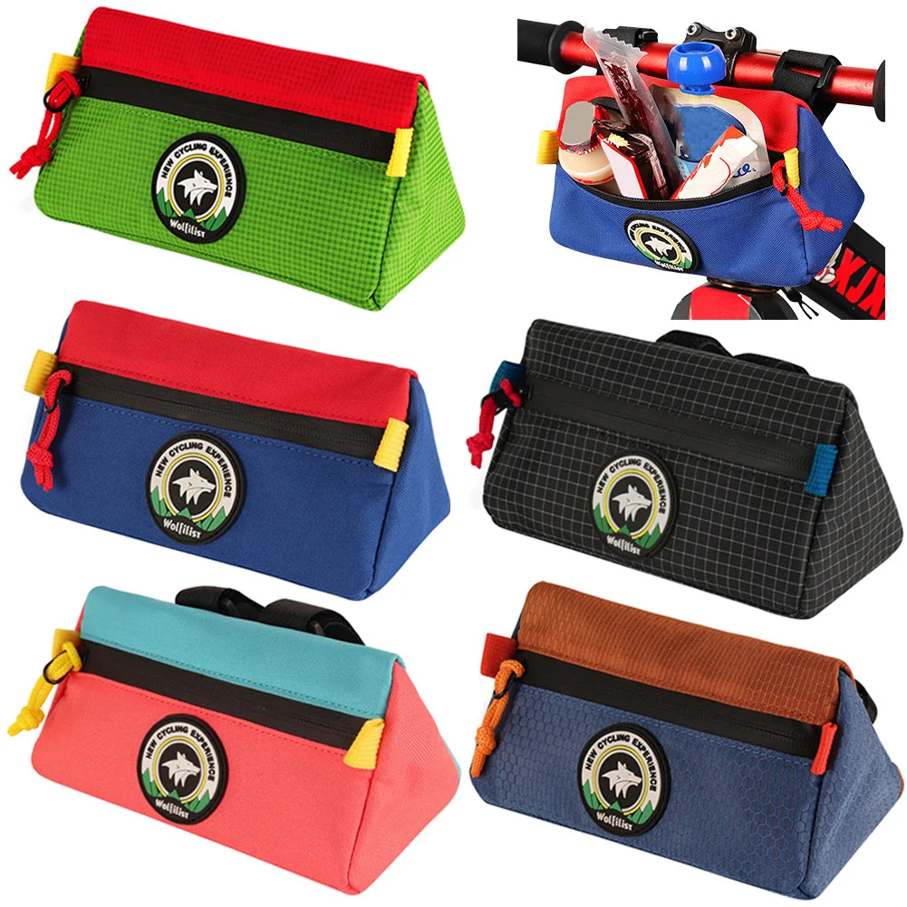 Bicycle Front Bag Triangle Handlebar Cycling Accessories Basket