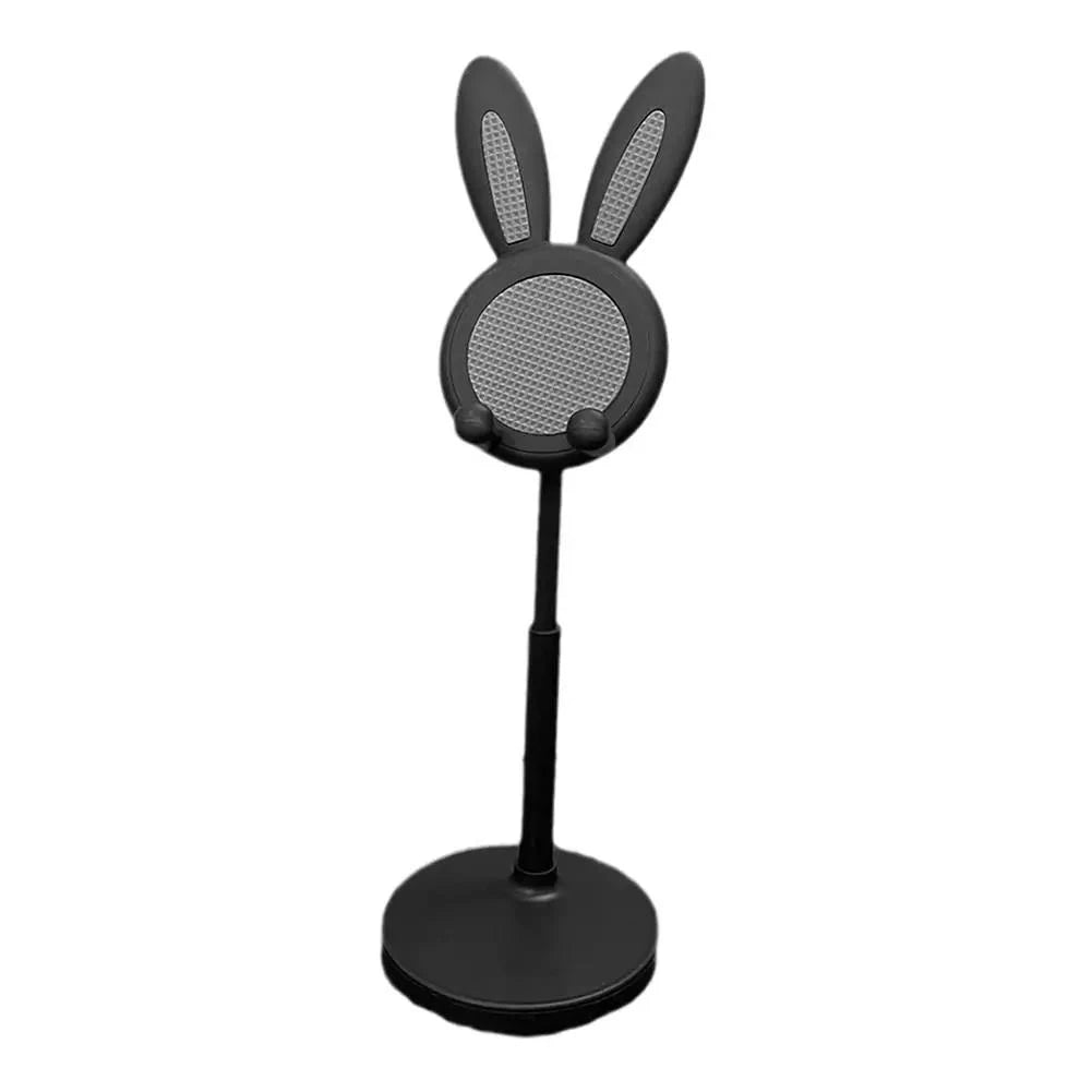 Adjustable Cartoon Bunny Ear Phone Stand Cute Rabbit Universal Tablet