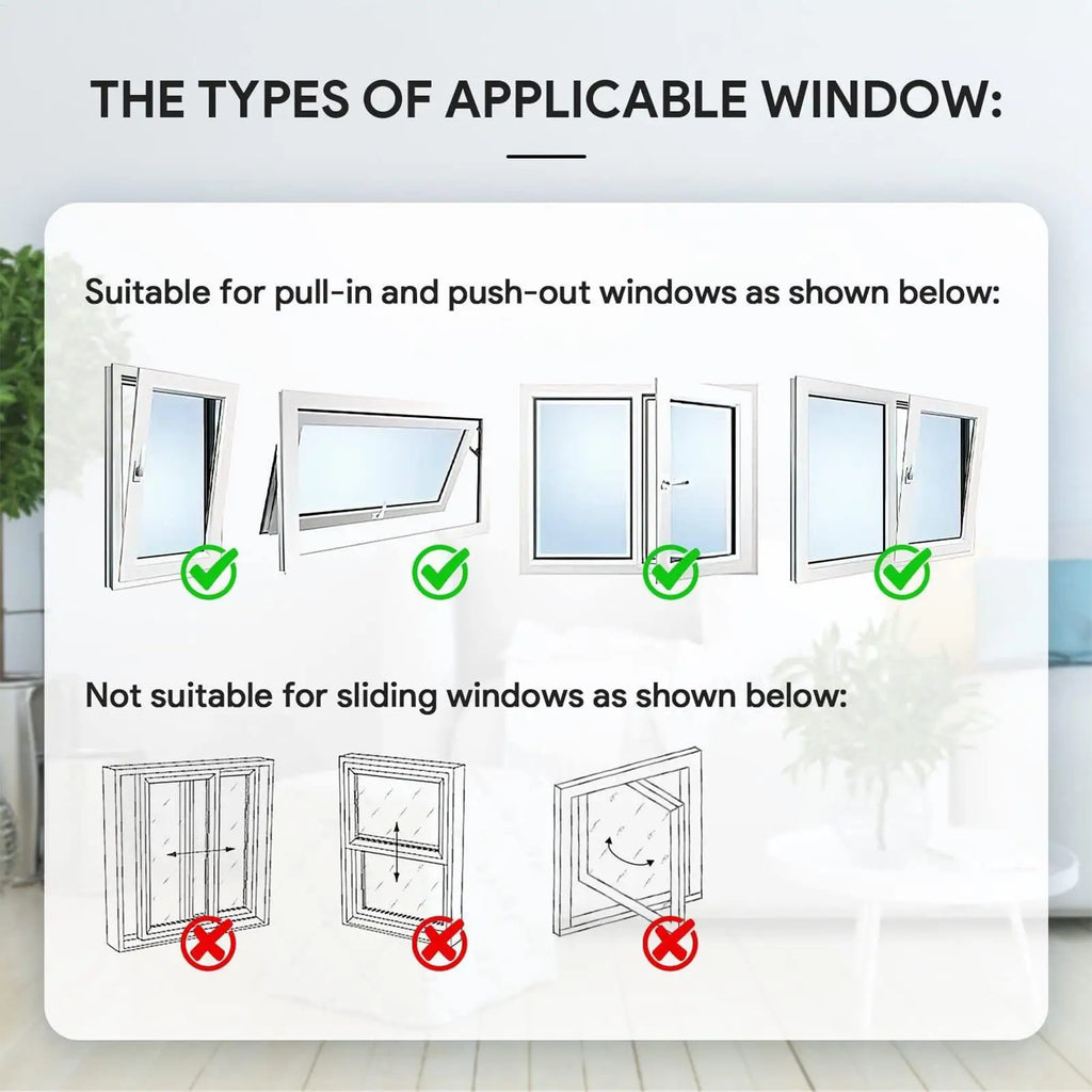 300cm Universal Window Seals for Portable Air Conditioner Window Sealing Plate Flexible Cloth With Zip and Adhesive Fastener