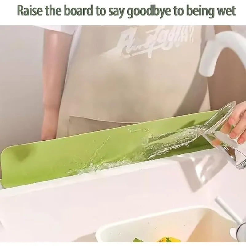 Kitchen Sink Silicone Splash Guard Non-slip Easy-clean Countertop
