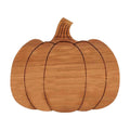Pumpkin Shaped Wooden Cutting Board & Charcuterie Serving Tray Novelty Serving Board Zpaxo Default Title