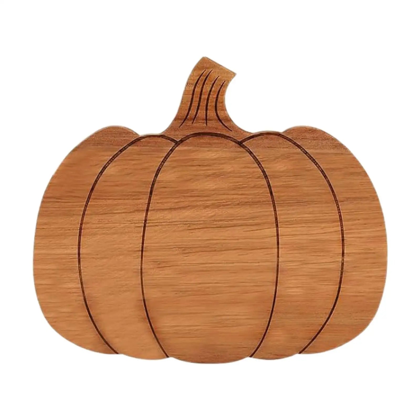 Pumpkin Shaped Wooden Cutting Board & Charcuterie Serving Tray Novelty Serving Board Zpaxo Default Title