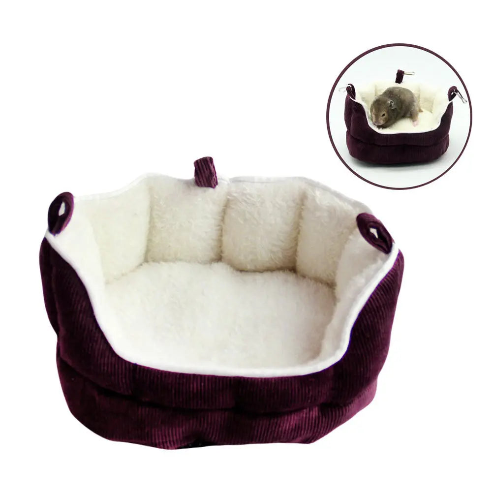 Small Pet Bed Hanging Cotton Sofa Cozy Sleeping Zipper Design Easy