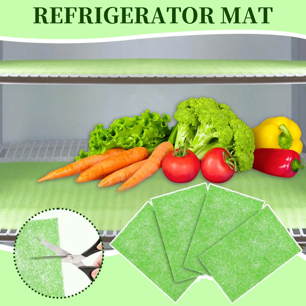 Refrigerator Shelf Liners 4 Washable Cuttable Mat Mats Pads Apartment
