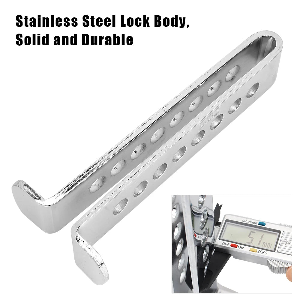 Auto Brake Pedal Lock Universal Steel Stainless Car Clutch Throttle