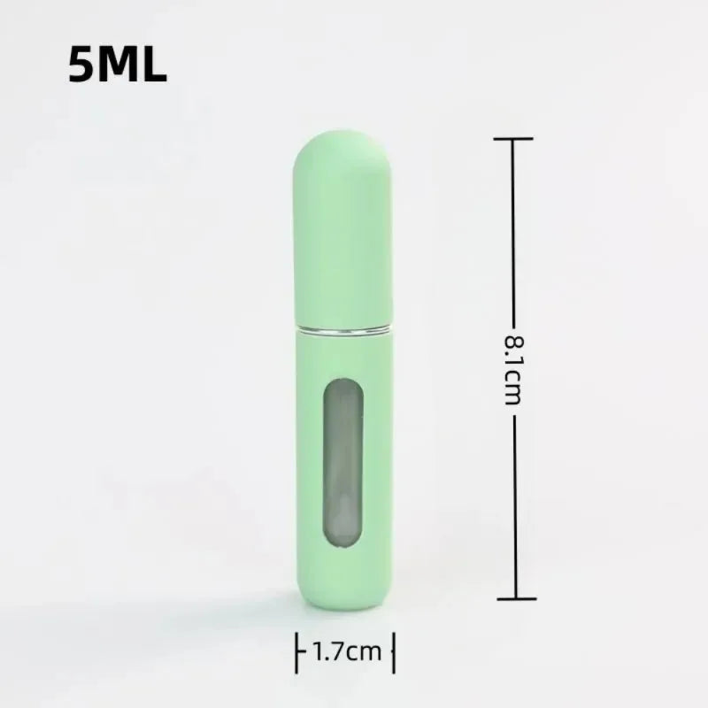 6/3/1PCS Mini Refillable 5ML Perfume Bottle Candy Color Bottom Filling Press Type Portable Travel Cosmetic Liquid Spray Bottle Zpaxo