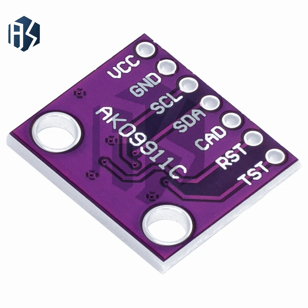 AK09911C 3-Axis Hall Effect Geomagnetic Sensor Module Integrated Zpaxo