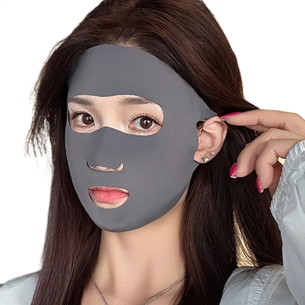UV Sun Protection Face Mask – Ice Silk Cooling Cover UV Face Mask Zpaxo
