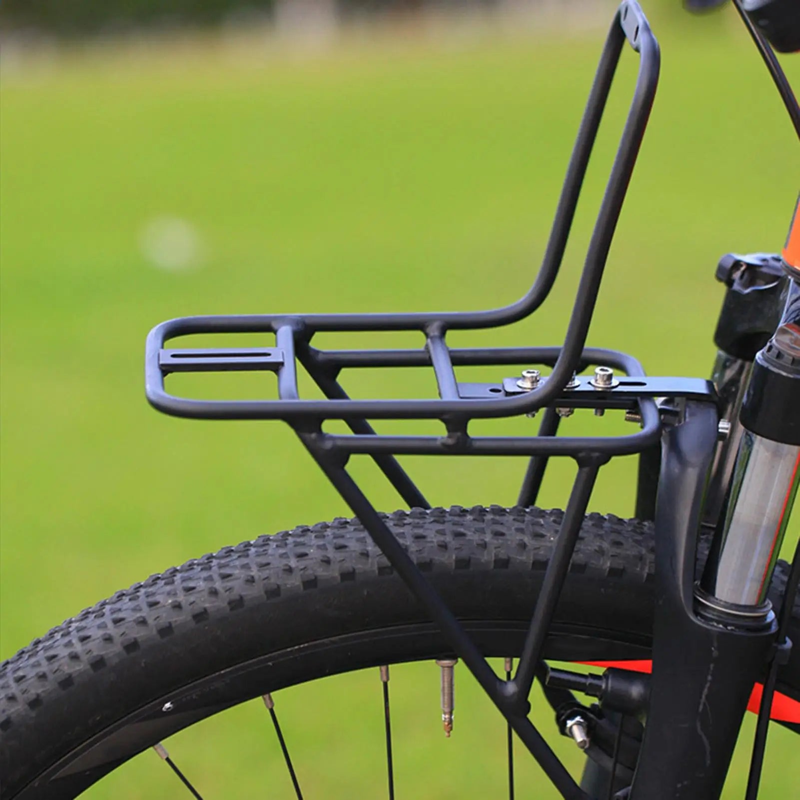 Bicycle Front Rack Bicycle Cargo Rack Aluminum Alloy Mountain Road Bike Pannier Rack Stand Cargo Luggage Picnic Carrier for Road Zpaxo