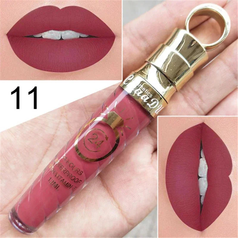 Make Up Lips Matte Liquid Lipstick Waterproof Long Lasting Sexy Zpaxo 11