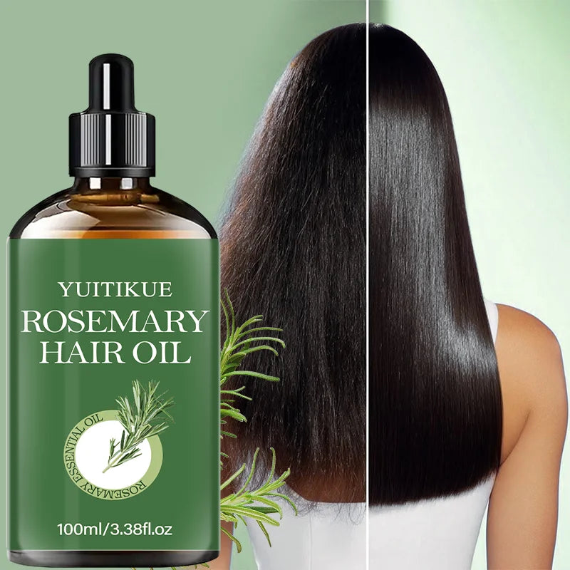 YUITIKUE Rosemary Essential Hair Oil | Deep Moisture & Shine Rosemary Hair Oil Zpaxo