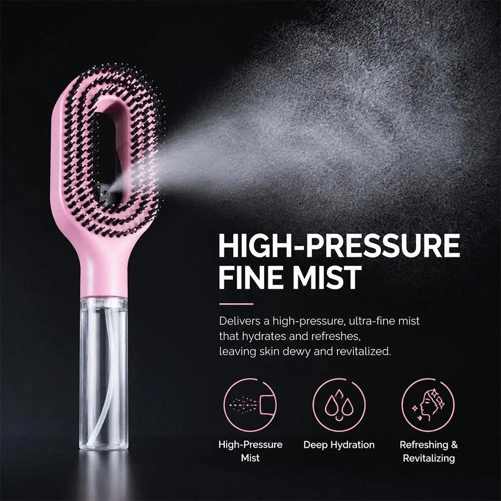 Anti-Static Spray Bottle Comb – Portable Wet & Dry Hair Comb Hair Styling Comb Zpaxo