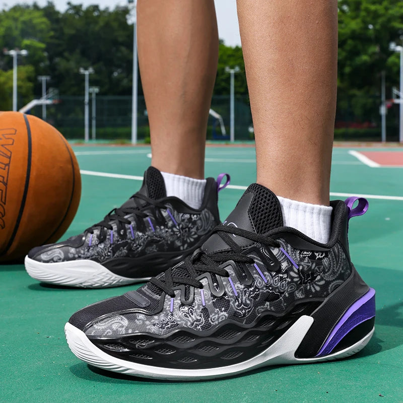 Men's Basketball Shoes Breathable Cushioning Non-slip Wearable Runing