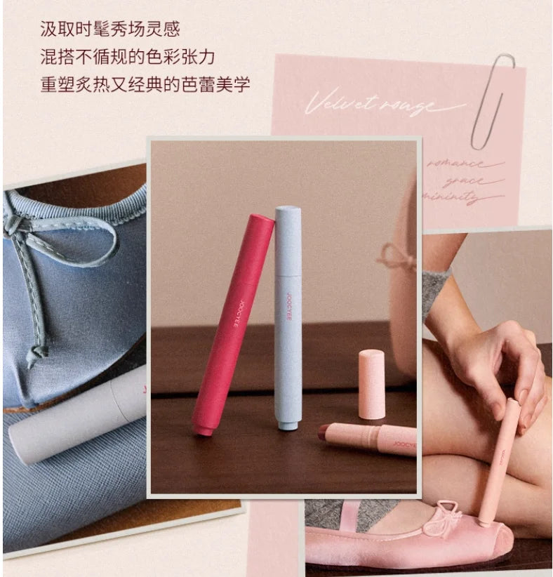 JOOCYEE DISORDERED BALLET LIPSTICK VELVET ROUGE Lip Matte Light Wight Zpaxo