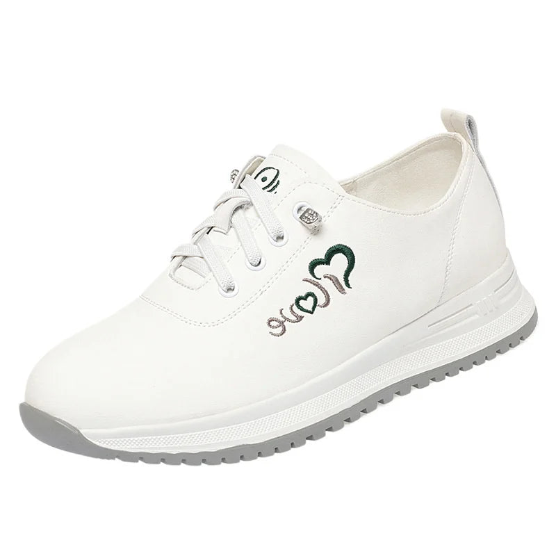 Mom Shoes Comfortable Not Tiredsports White Women Spring Autumn Zpaxo