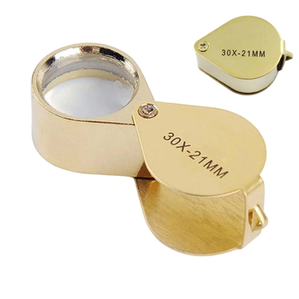 30X Pocket Loupe Magnifier – Foldable Jewelry & Reading Glass Pocket Loupe Magnifier Zpaxo