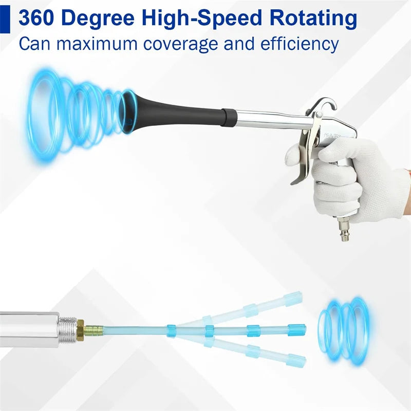 Tornador Air Blow Car Wash Gun 0 4Mpa-10Mpa Pressure Interior