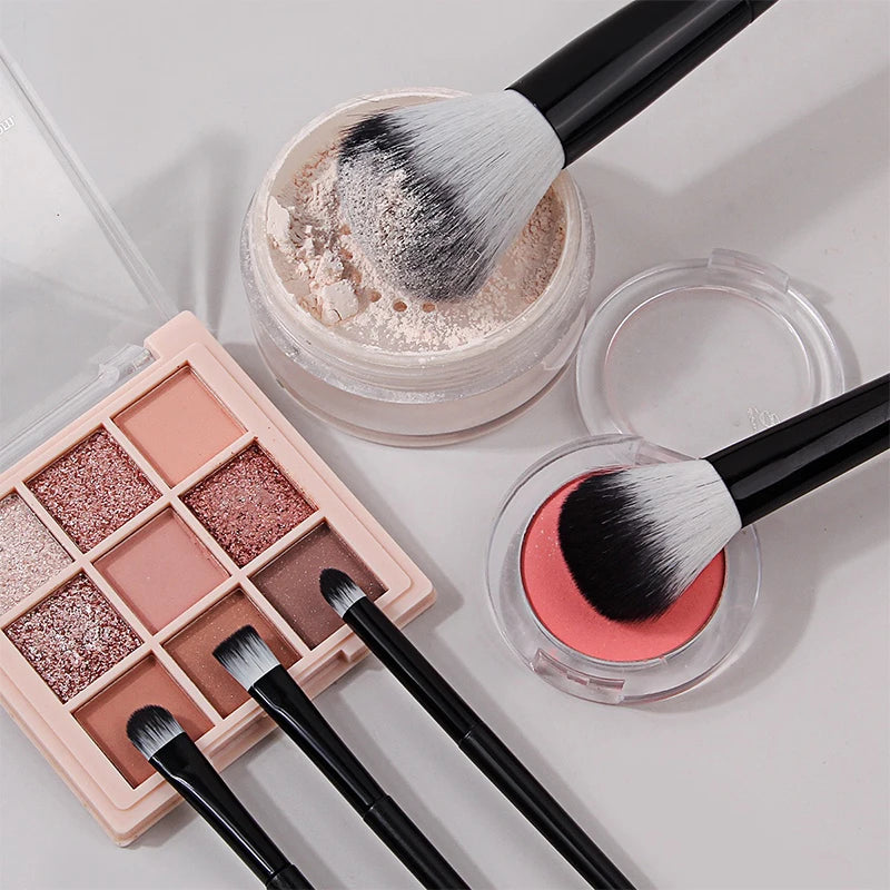 13pcs Makeup Brushes Set Professiona Soft Loose Powder Contouring Eyeshadow Eyeliner Eyebrow Brush Facial Beauty Cosmetics Tool Zpaxo