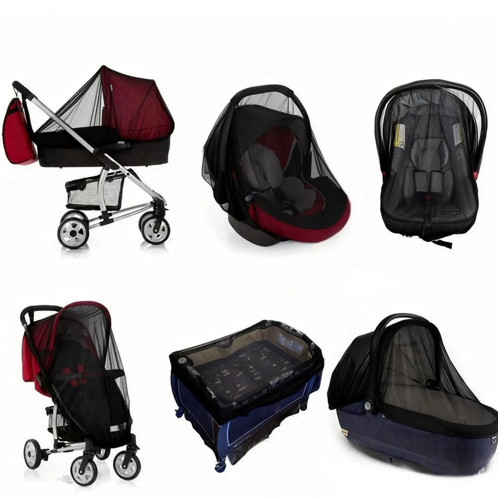 Universal Full-cover Stroller Mosquito Net Stretchable Breathable
